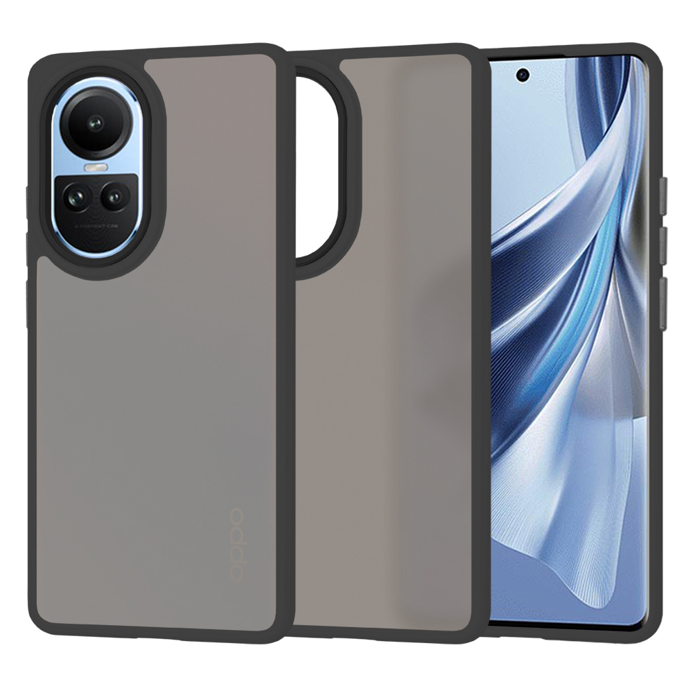 Techsuit - HaloFrost Series - Oppo Reno10 / Reno10 Pro - Black KF2325643