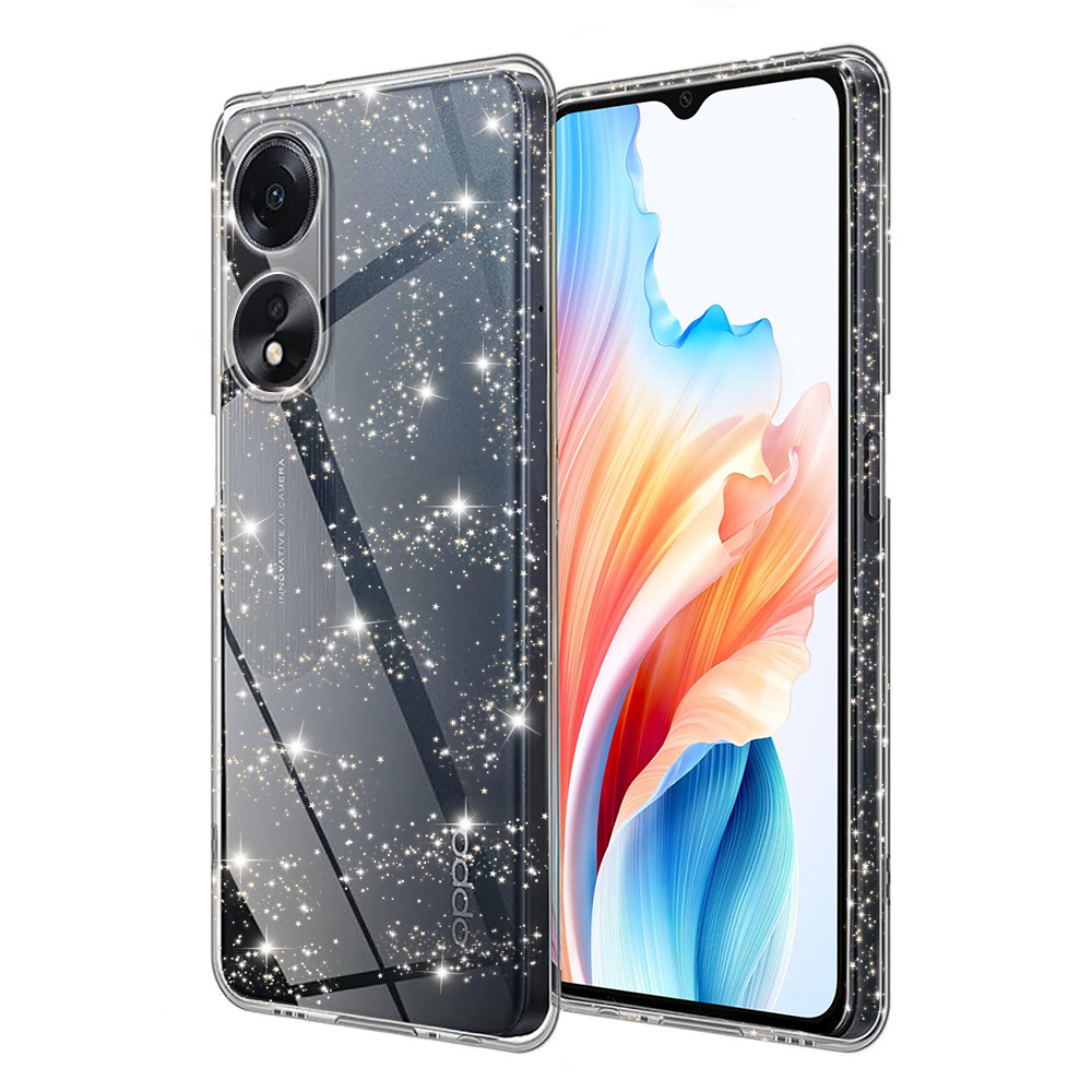 Techsuit - SparkleSkin Series - Oppo A38 / A18 - Clear KF2326154