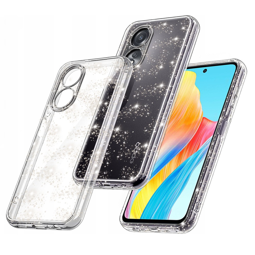 Techsuit - SparkleSkin Series - Oppo A58 4G - Clear KF2326166