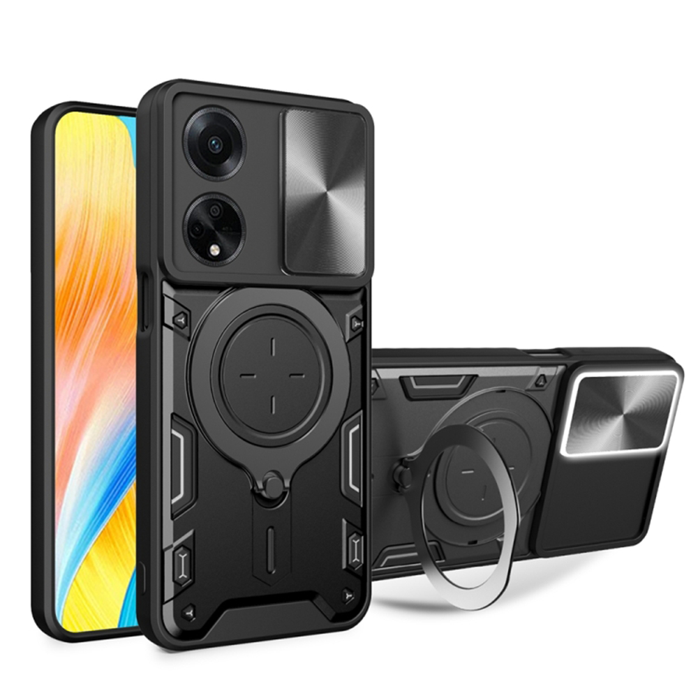 Techsuit - CamGuard Pro - Oppo A98 5G - Black KF2331757