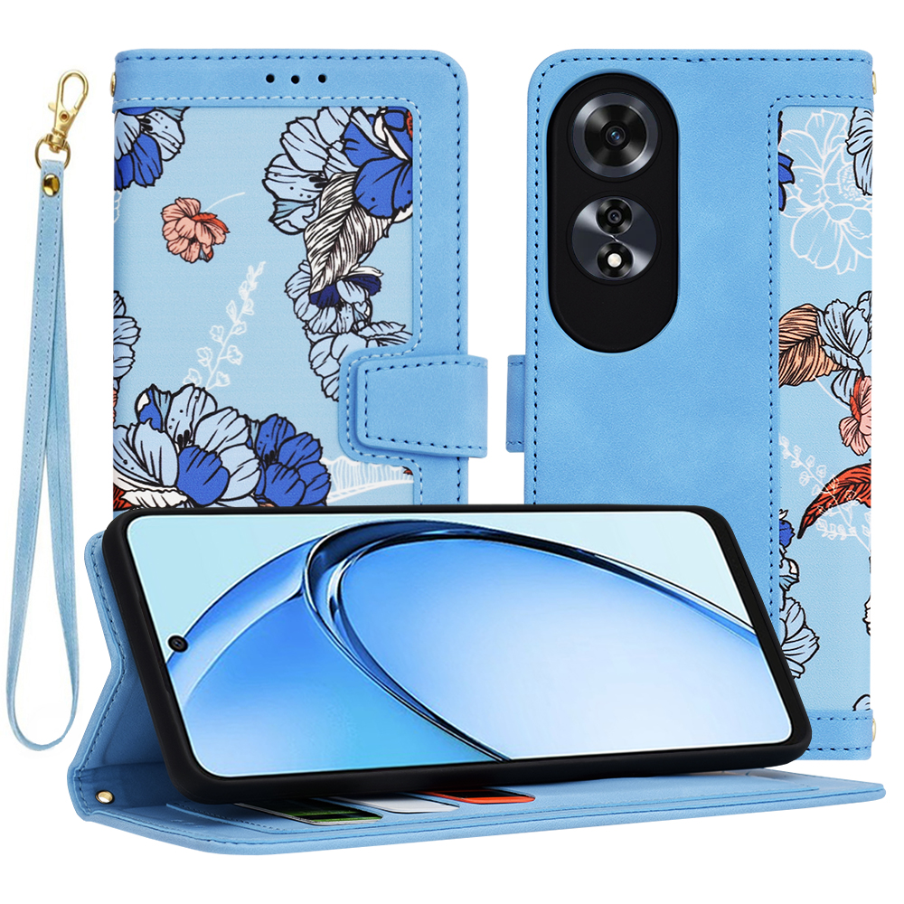 Techsuit - FlipCraft - Oppo A60 4G - Vibrant Blue KF2332068