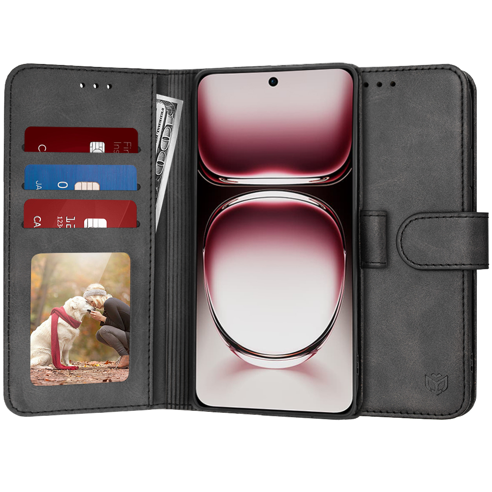 Techsuit - Diary Book - Oppo Reno12 Pro - Black KF2332149