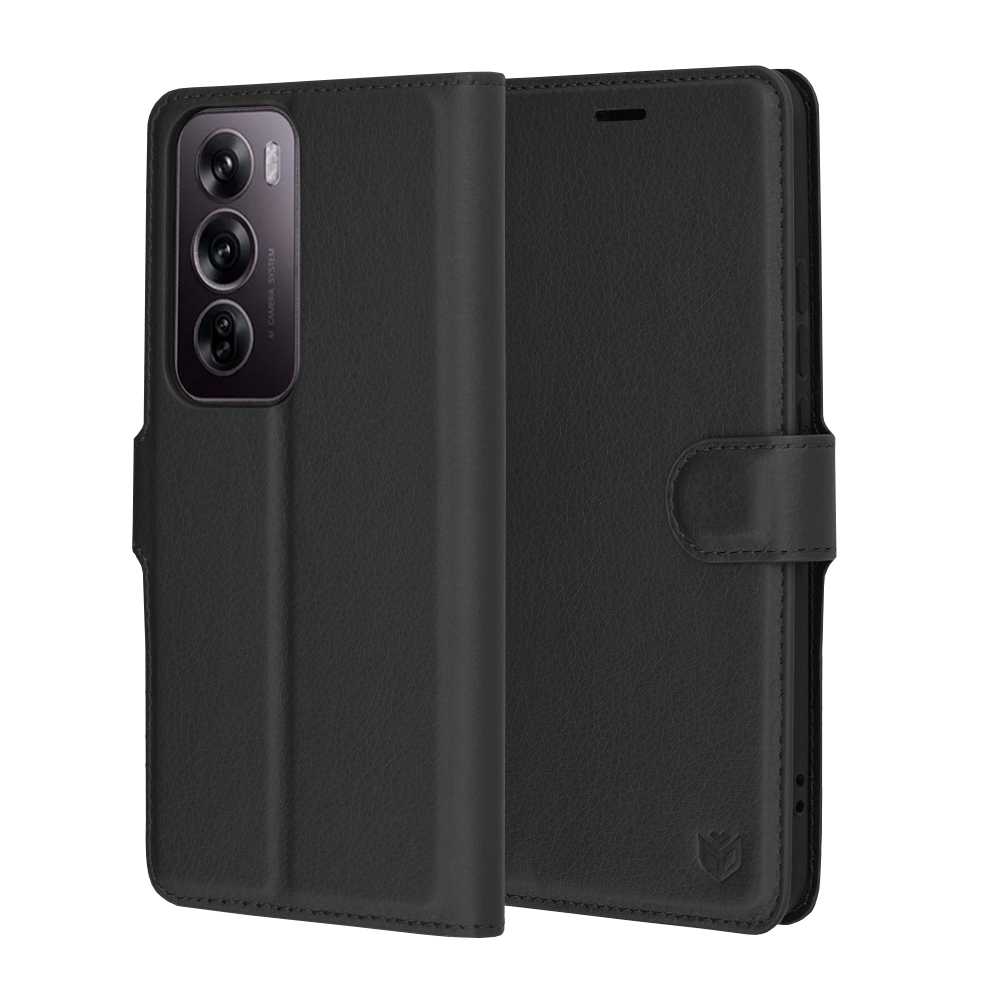 Techsuit - Leather Folio - Oppo Reno12 Pro - Black KF2332152