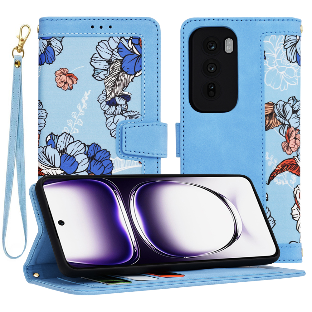 Techsuit - FlipCraft - Oppo Reno12 - Vibrant Blue KF2332156