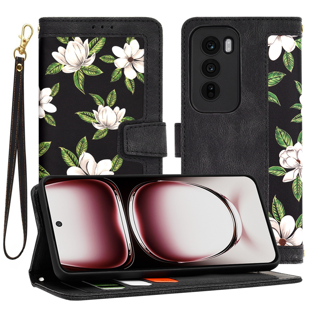 Techsuit - FlipCraft - Oppo Reno12 Pro - Flowers of the Dawn KF2332158