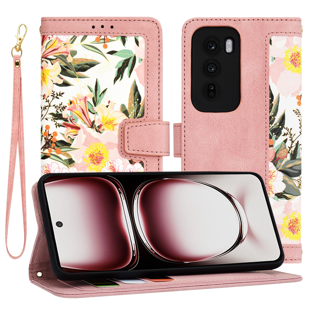 Techsuit - FlipCraft - Oppo Reno12 Pro - Sweetheart Pink KF2332159