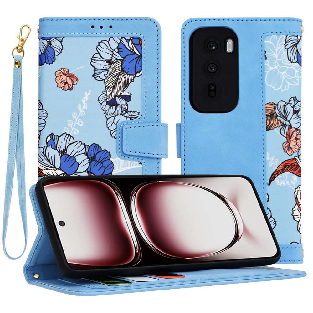 Techsuit - FlipCraft - Oppo Reno12 Pro - Vibrant Blue KF2332160
