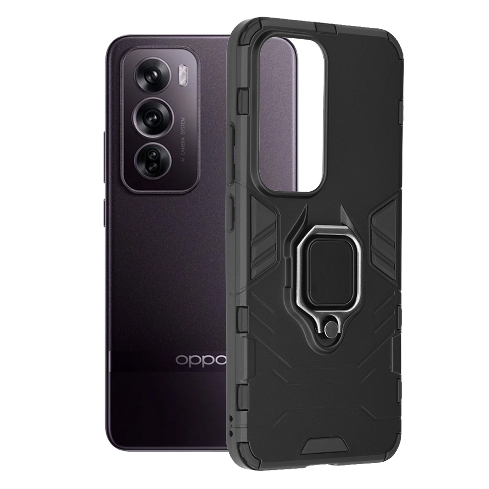 Techsuit - Silicone Shield - Oppo Reno12 Pro - Black KF2332169