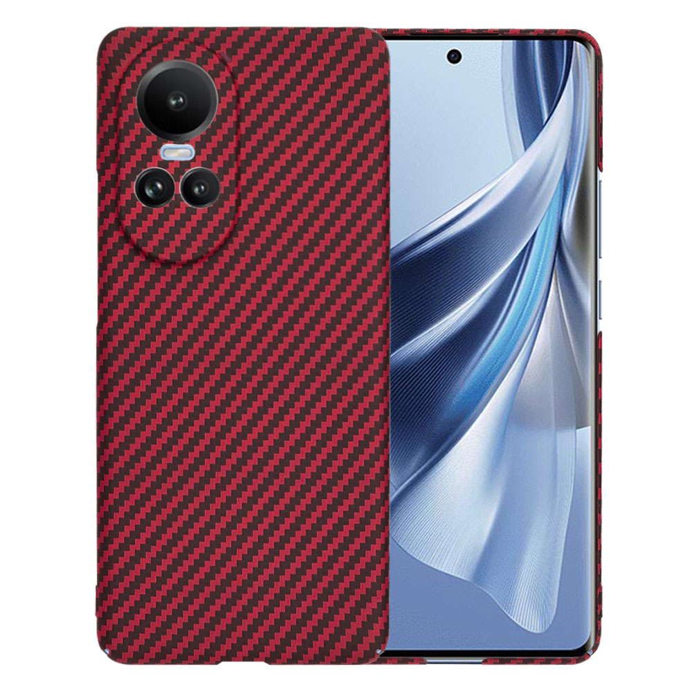 Techsuit - Carbonite FiberShell - Oppo Reno10 / Reno10 Pro - Red KF2333941