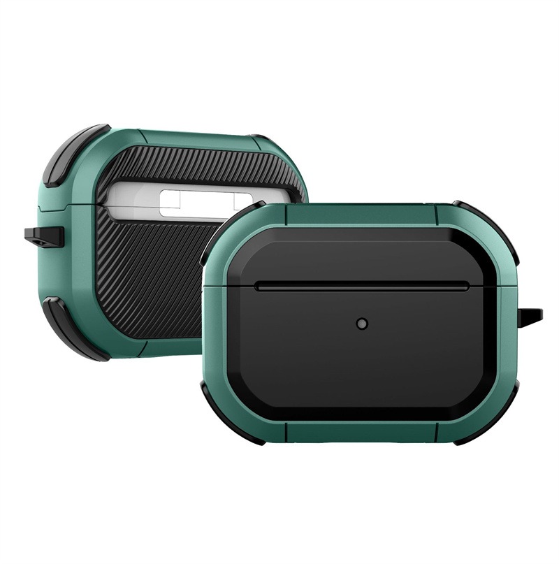 Bomba Púzdro Carbon Armor pre AirPods 3 Farba: Zelená