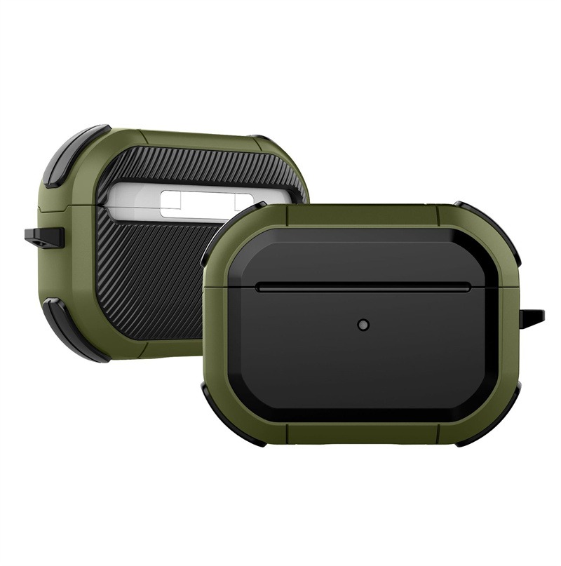 E-shop Bomba Púzdro Carbon Armor pre AirPods 3 Farba: Zelená
