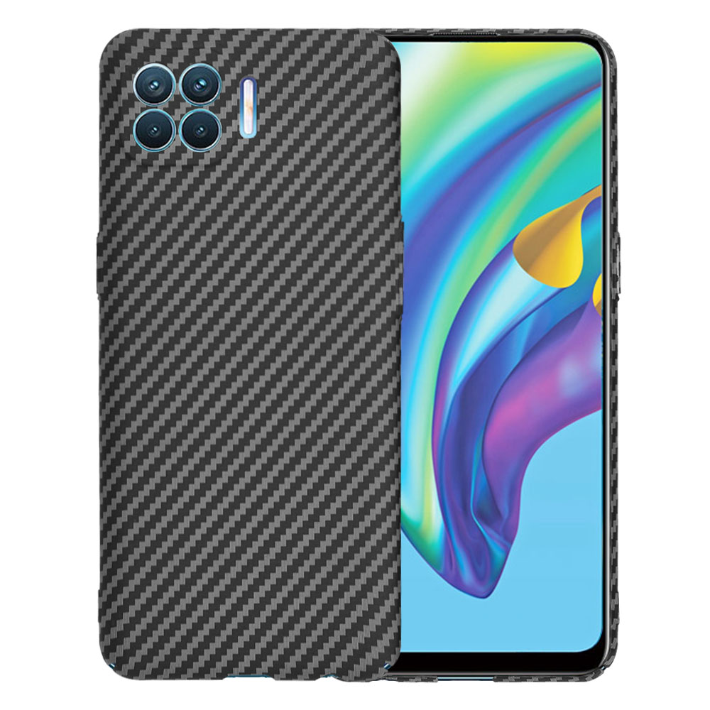 Techsuit - Carbonite FiberShell - Oppo Reno4 Lite - Black KF2334408