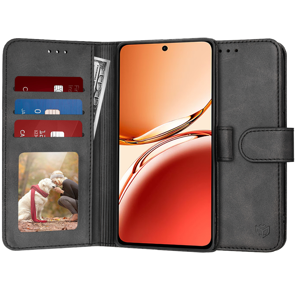 Techsuit - Diary Book - Oppo Reno12 F 4G / Reno12 F 5G / Reno12 FS 4G / Reno12 FS 5G - Black KF2334687