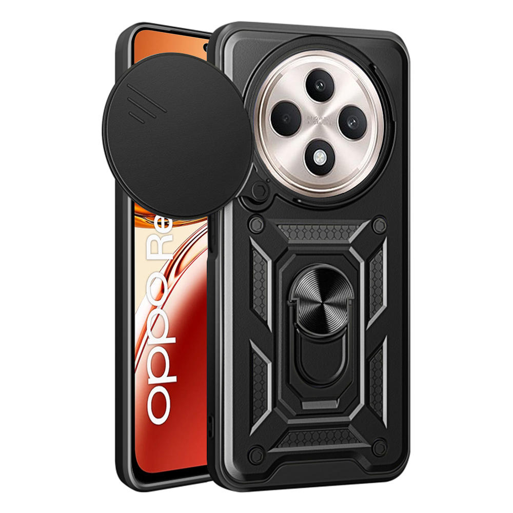 Techsuit - CamShield Series - Oppo Reno12 F 4G / Reno12 F 5G / Reno12 FS 4G / Reno12 FS 5G - Black KF2334694
