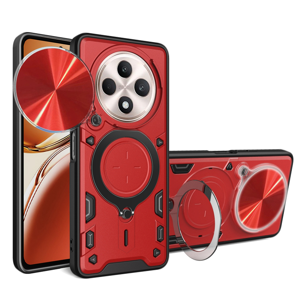 Techsuit - CamGuard Pro - Oppo Reno12 F 4G / Reno12 F 5G / Reno12 FS 4G / Reno12 FS 5G - Red KF2334699