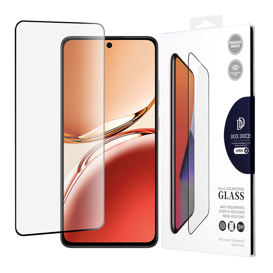 Dux Ducis - Tempered Glass - Oppo Reno12 F 4G / Reno12 F 5G / Reno12 FS 4G / Reno12 FS 5G - Black KF2335580