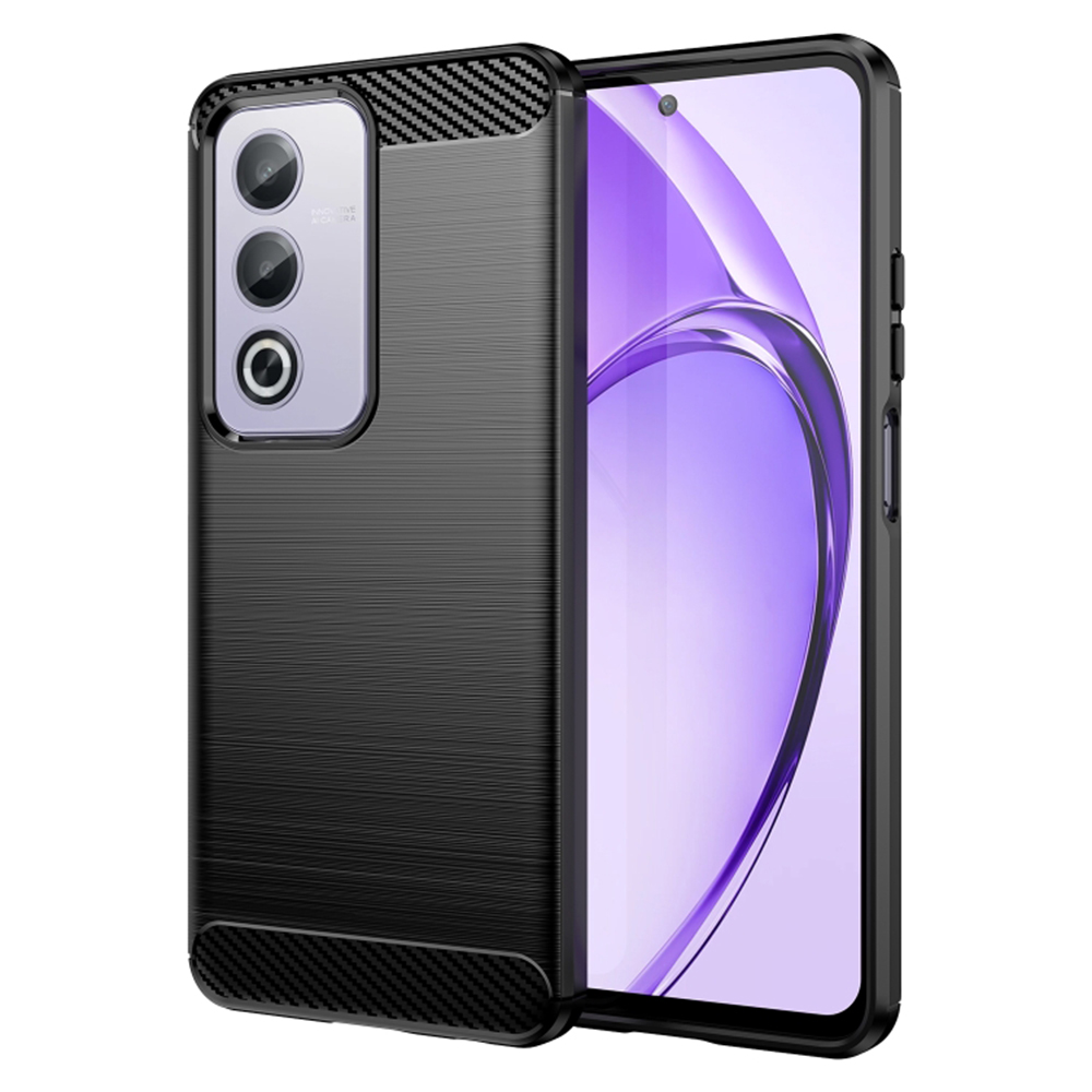 Techsuit - Carbon Silicone - Oppo A80 5G - Black KF2337744