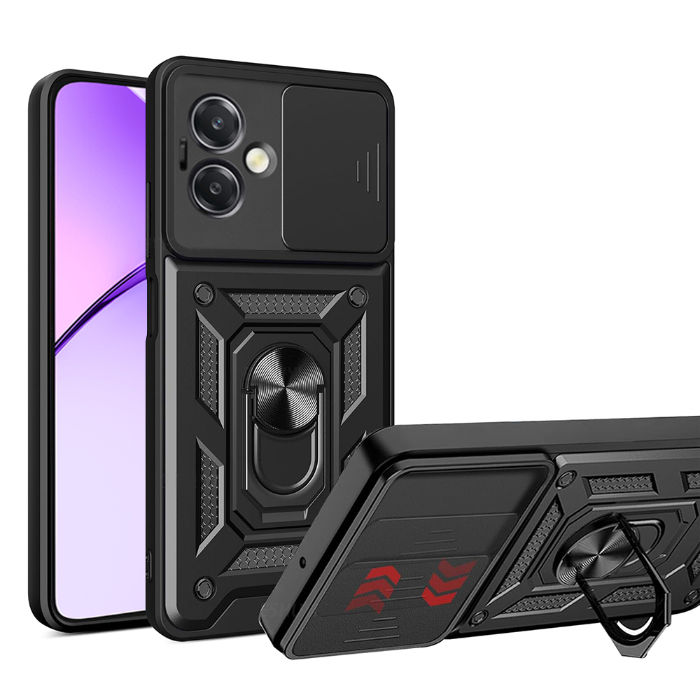 Techsuit - CamShield Series - Oppo A40 4G / A60 5G - Black KF2338790