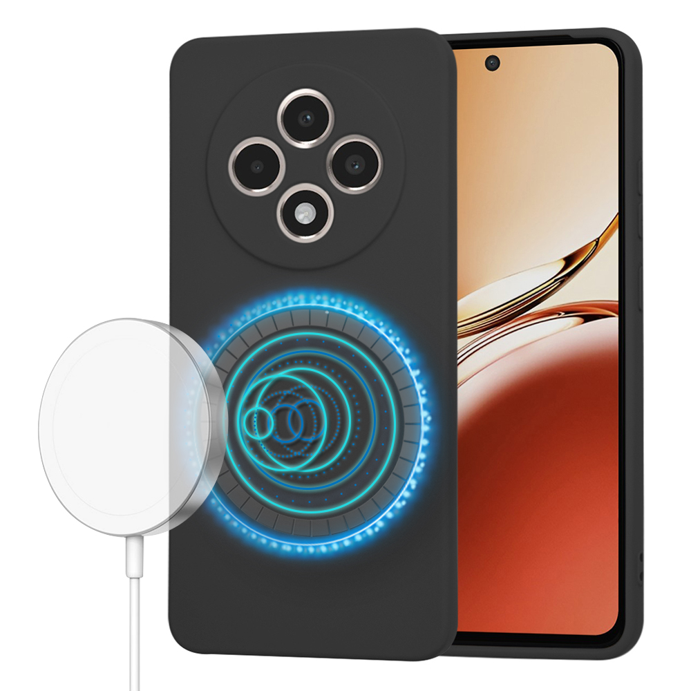 Techsuit - SoftFlex MagSafe - Oppo Reno12 F 4G / Reno12 F 5G / Reno12 FS 4G / Reno12 FS 5G - Black KF2341858