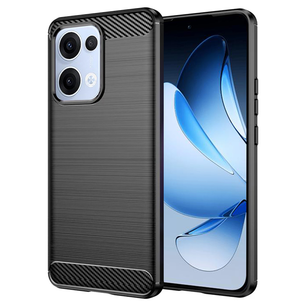 Techsuit - Carbon Silicone - Oppo Reno13 - Black KF2346128