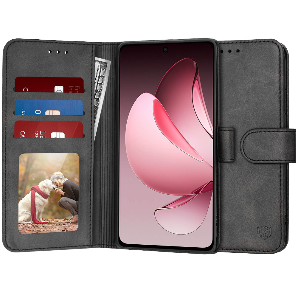 Techsuit - Diary Book - Oppo Reno13 F 4G / Reno13 F 5G / Reno13 FS 5G - Black KF2346606