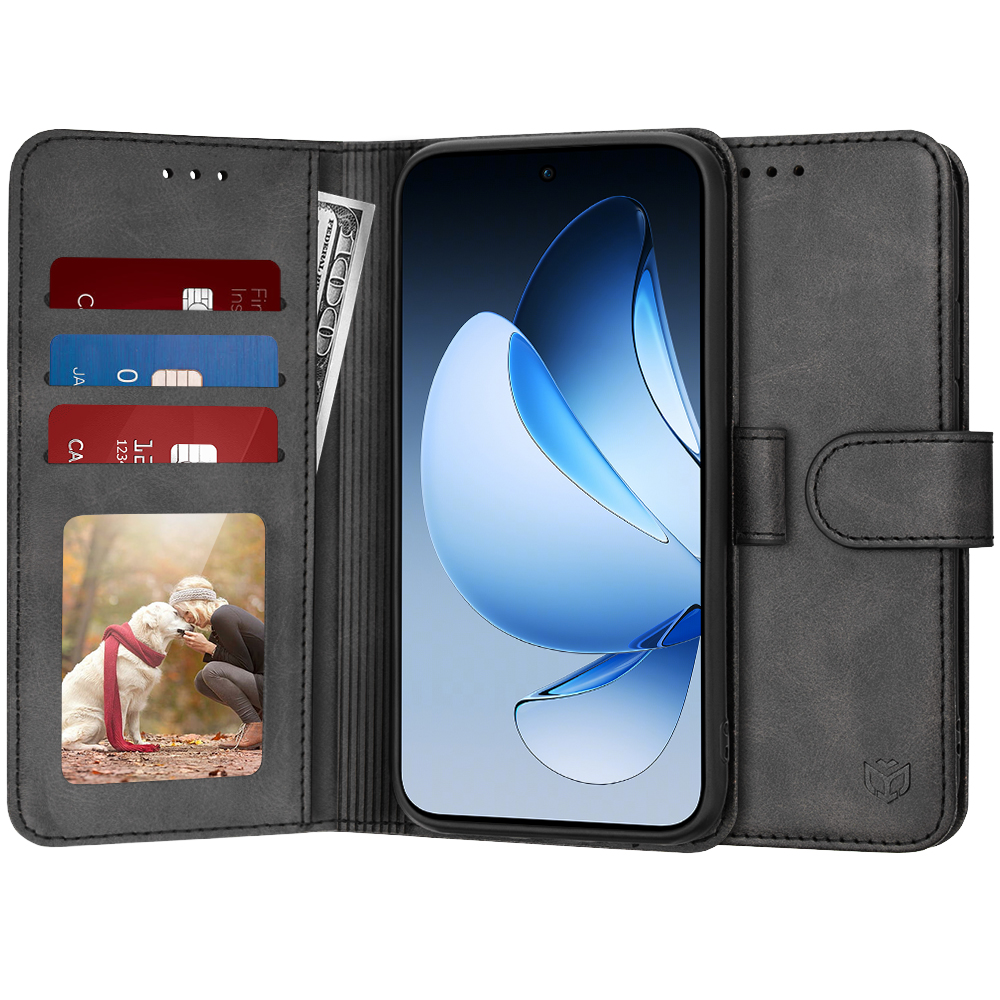 Techsuit - Diary Book - Oppo Reno13 - Black KF2346607