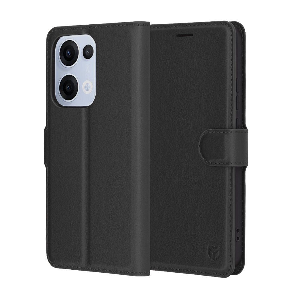 Techsuit - Leather Folio - Oppo Reno13 - Black KF2346611
