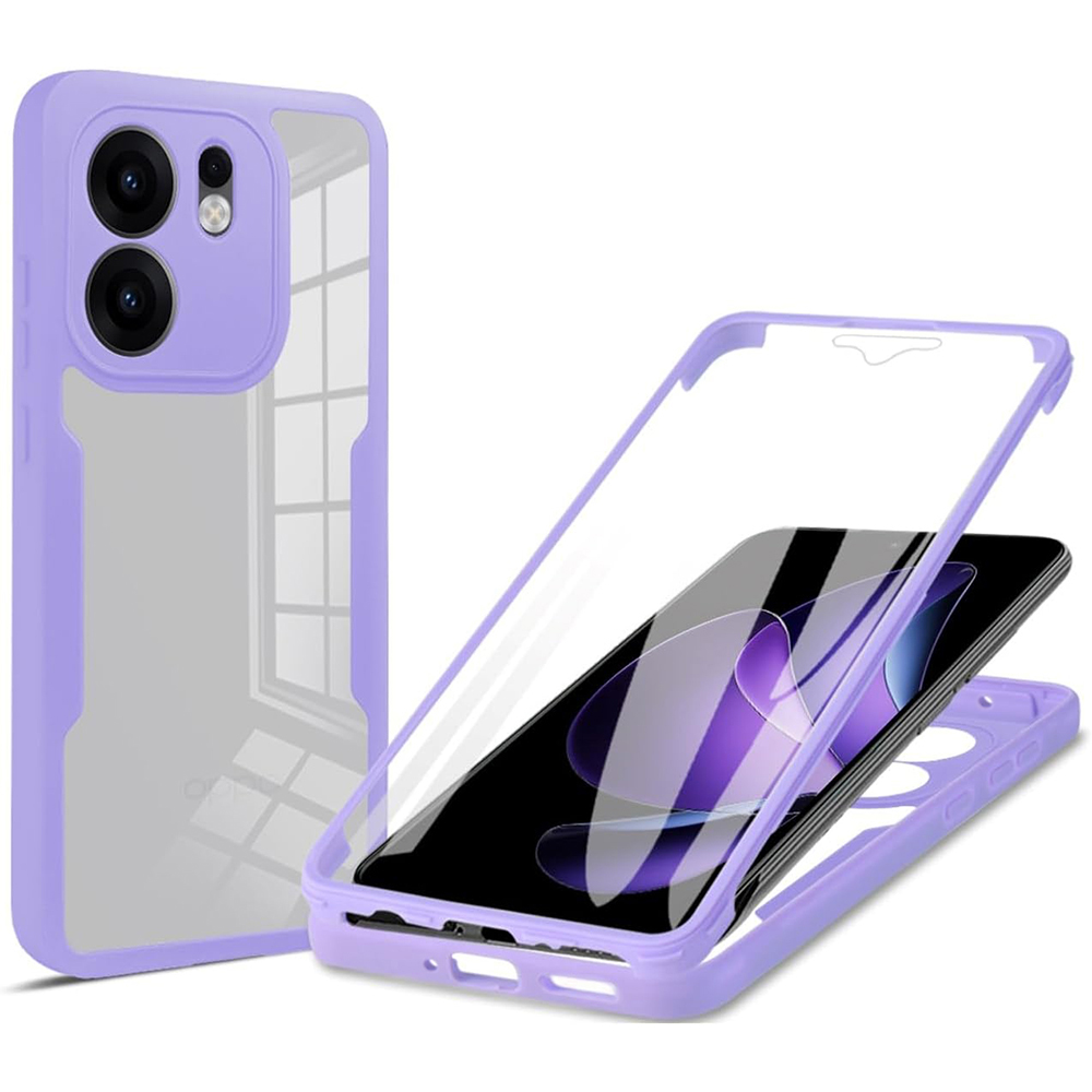 Techsuit - ColorVerse 360 Series + Screen Protector - Oppo Reno13 F 4G / Reno13 F 5G / Reno13 FS 5G - Purple KF2347294