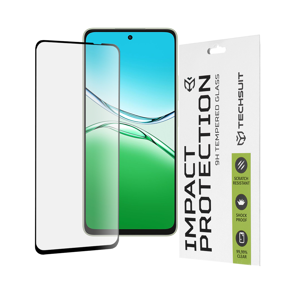 Techsuit - 111D Full Cover / Full Glue Glass - Oppo A5 Pro 4G / A5 Pro 5G - Black KF2348663
