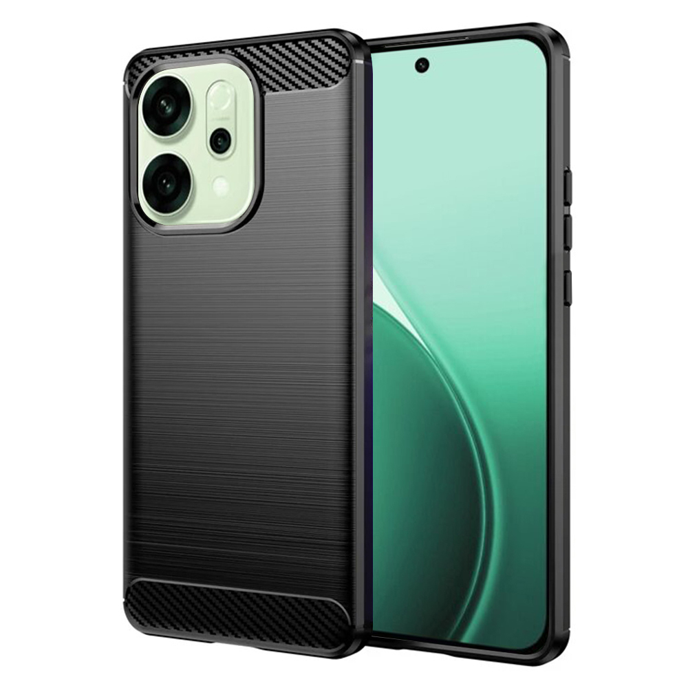 Techsuit - Carbon Silicone - Oppo Reno14 - Black KF2349900