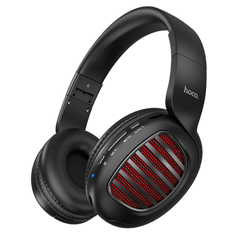 Hoco Bezdrôtové slúchadlá Brilliant (W23) - skladacie s Bluetooth 5.0 a mikrofónom - čierne KF239365