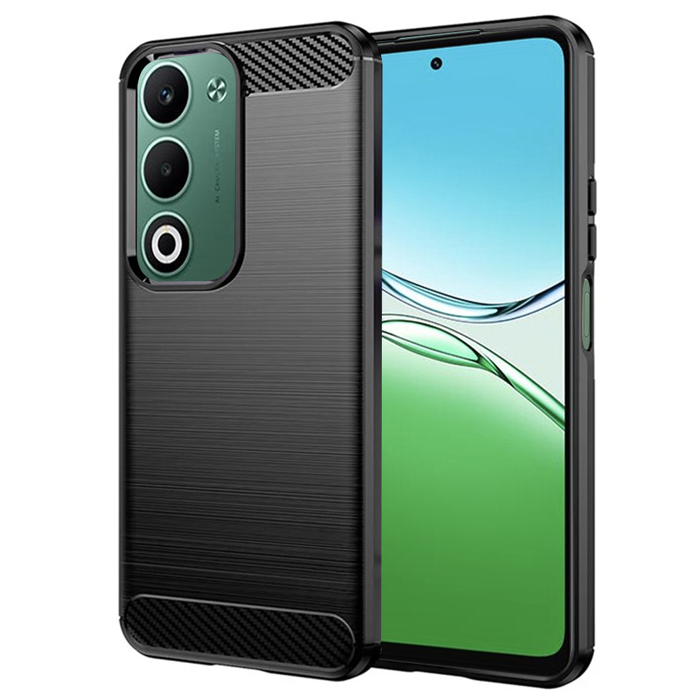 Techsuit - Carbon Silicone - Oppo A5 4G - Black KF2349904