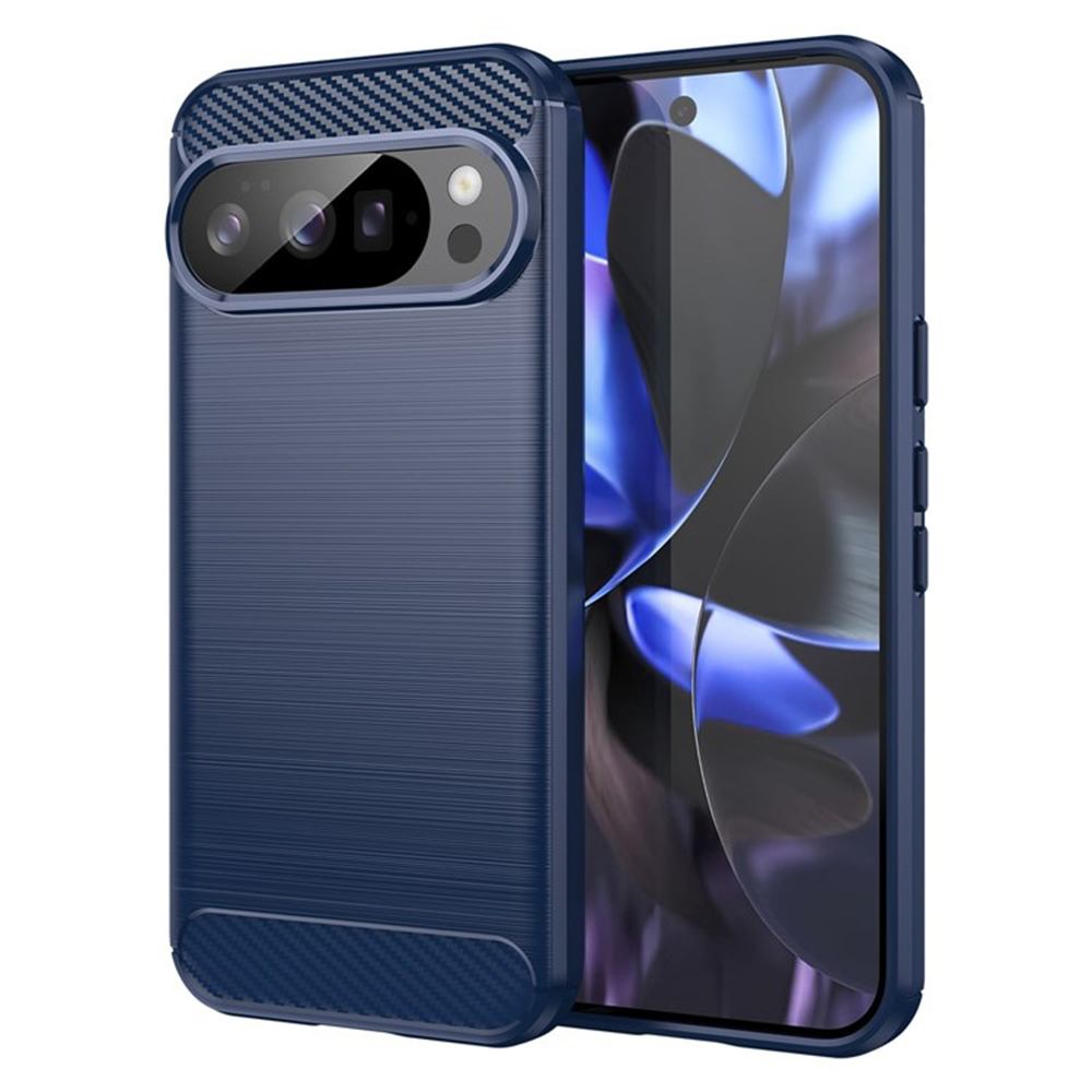Techsuit - Carbon Silicone kryt pre Google Pixel 10 / 10 Pro - modrý KF2347404