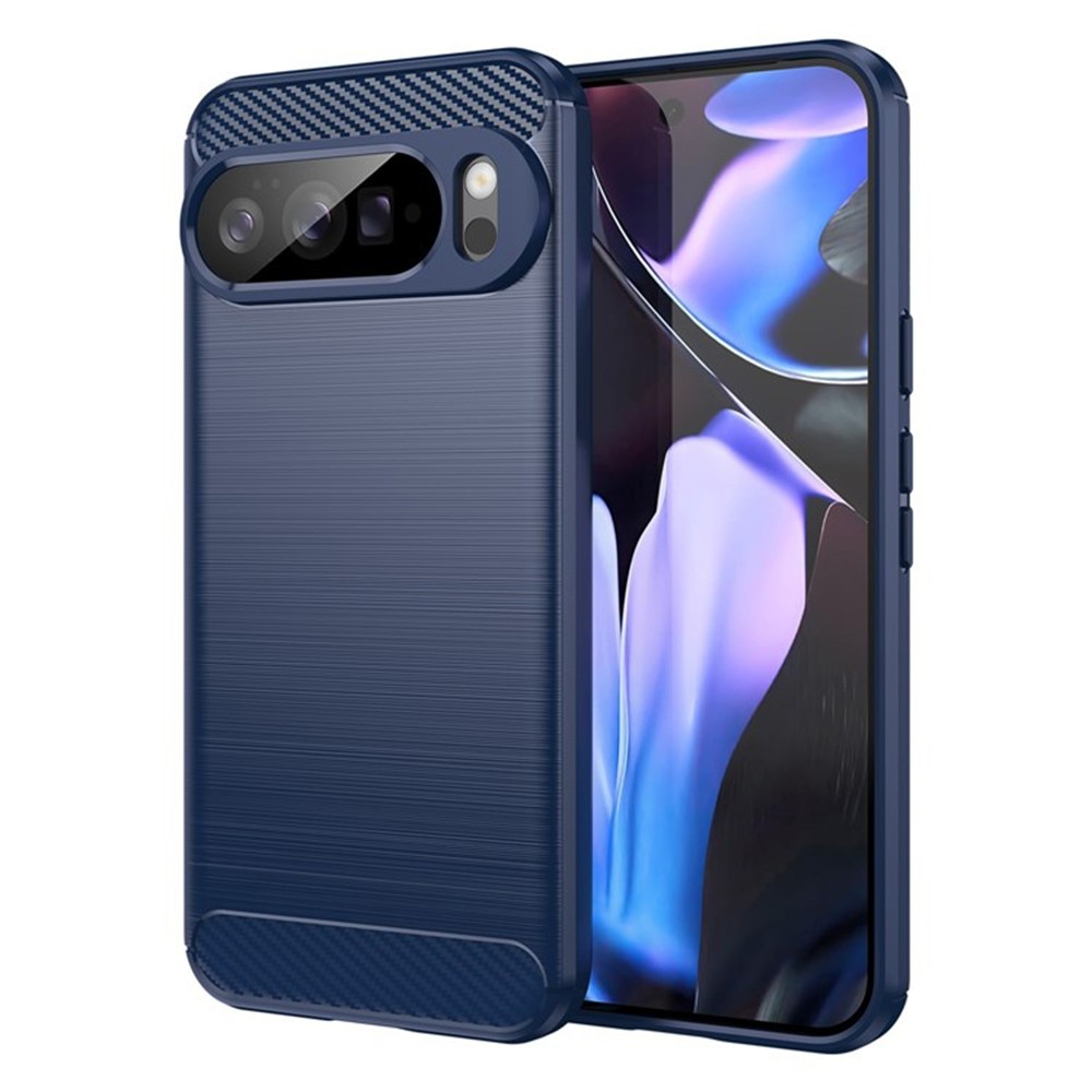 Techsuit - Carbon Silicone kryt pre Google Pixel 10 Pro XL - modrý KF2347406
