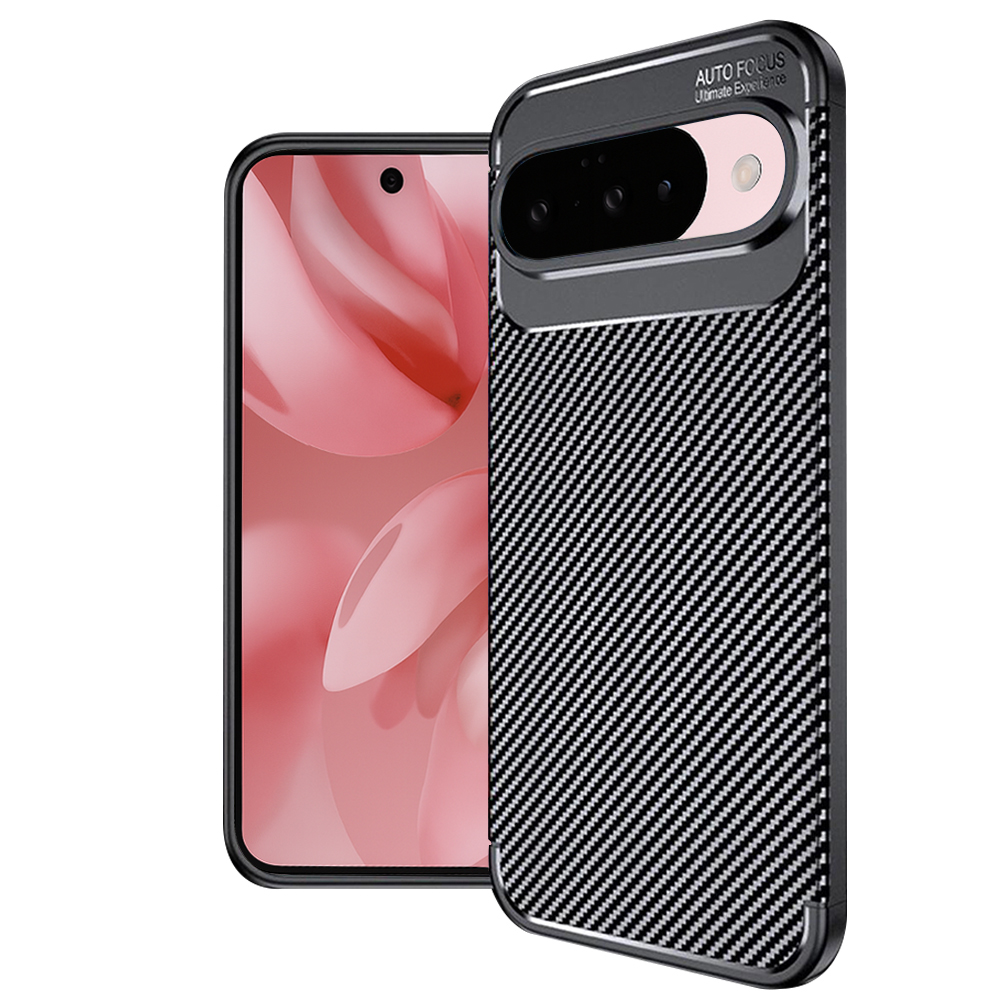Techsuit - CarbonFiber kryt pre Google Pixel 10 - čierny KF2347908