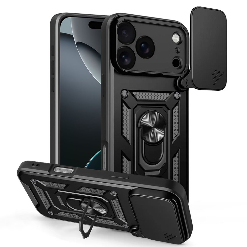 Techsuit - CamShield Series kryt pre iPhone 17 Pro Max - čierny KF2348740