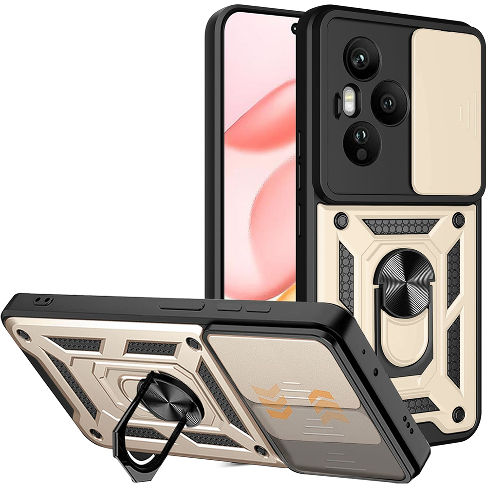 Techsuit - CamShield Series kryt pre Honor 400 Pro - zlatý KF2352893