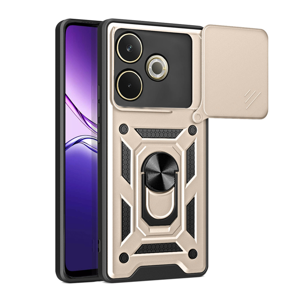 Techsuit - CamShield Series kryt pre Oppo A5 Pro 4G / A5 Pro 5G - zlatý KF2352898