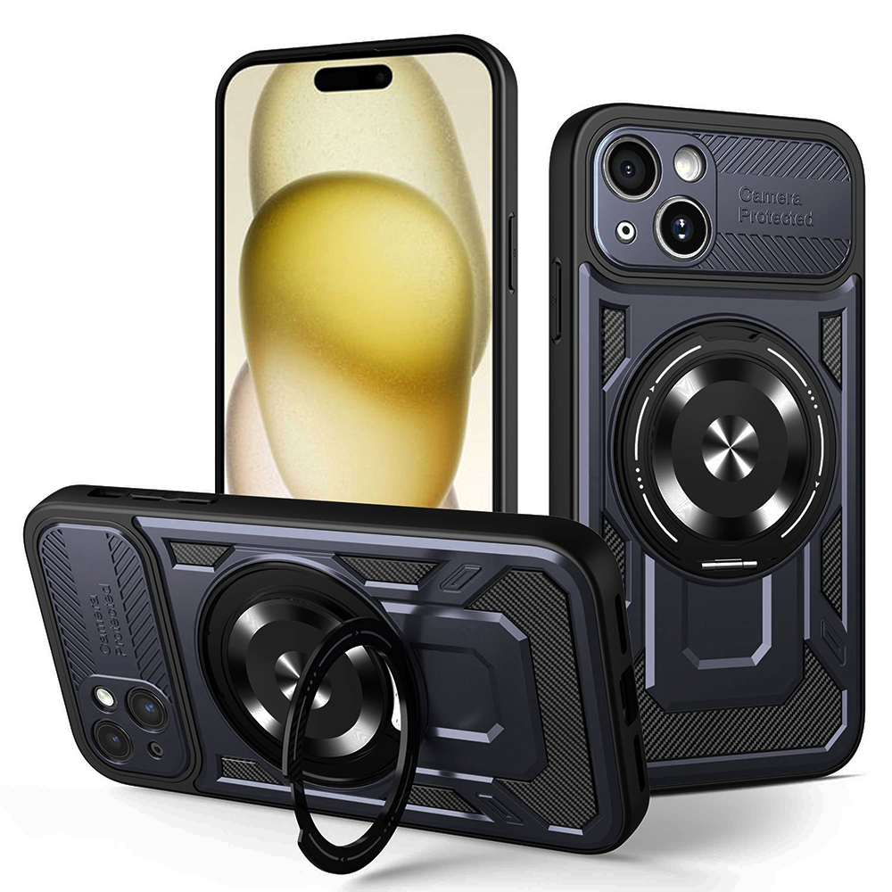 Techsuit - RuggedCam kryt pre iPhone 15 Plus - modrý KF2352990