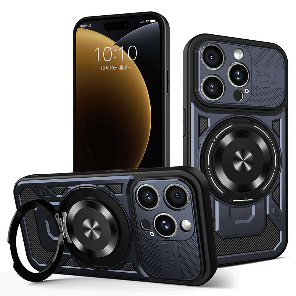 Techsuit - RuggedCam kryt pre iPhone 15 Pro Max - modrý KF2352994