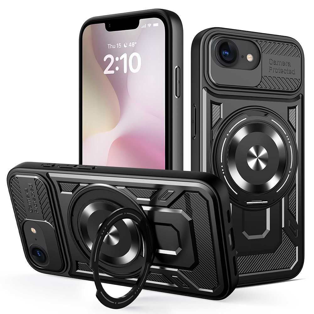 Techsuit - RuggedCam kryt pre iPhone 16e - čierny KF2352997