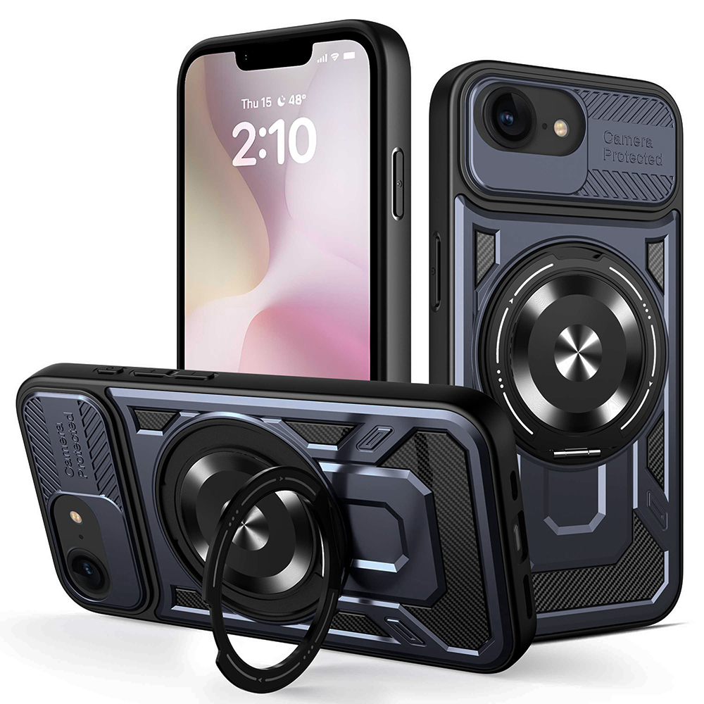 Techsuit - RuggedCam kryt pre iPhone 16e - modrý KF2352998