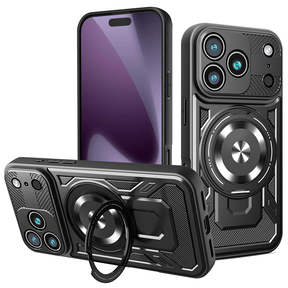 Techsuit - RuggedCam kryt pre iPhone 17 Pro - čierny KF2353021