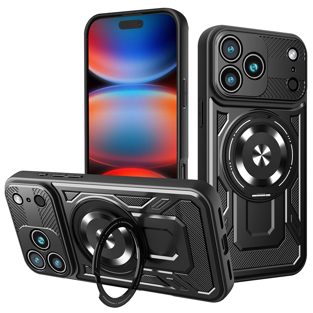 Techsuit - RuggedCam kryt pre iPhone 17 Pro Max - čierny KF2353025