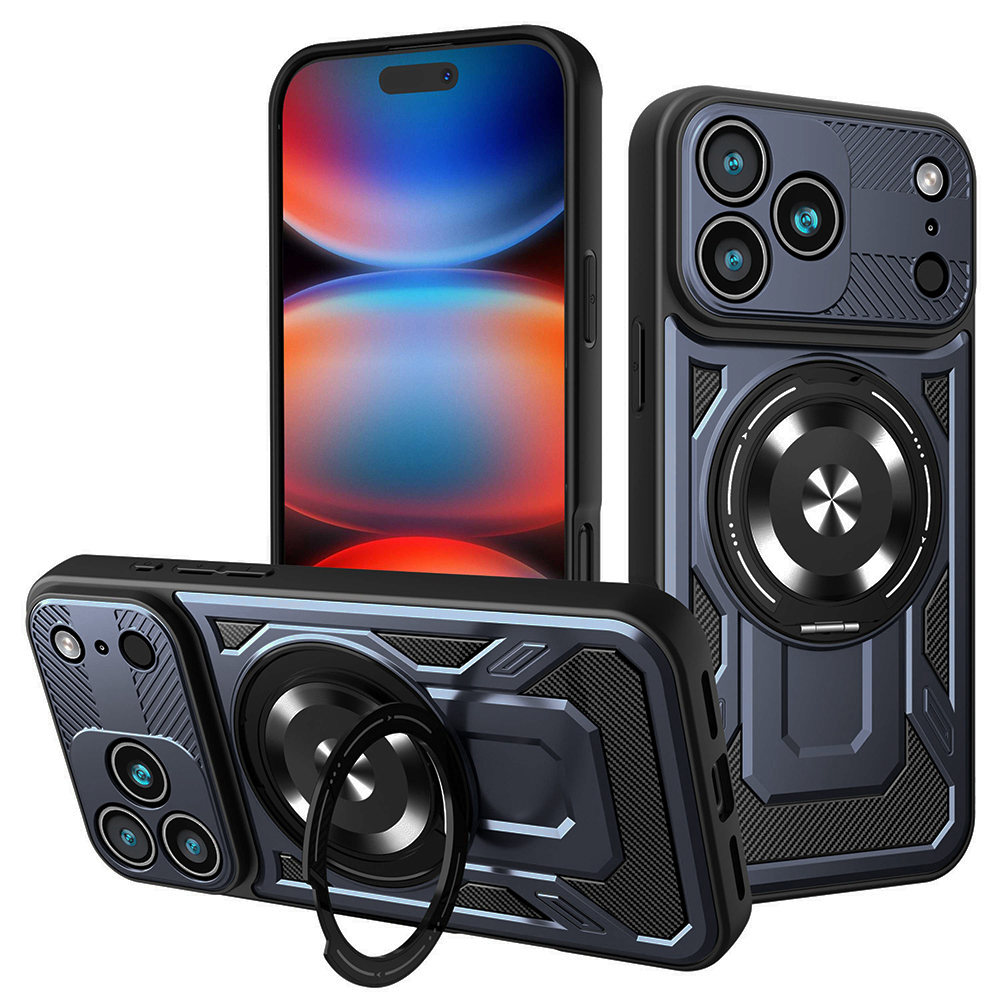 Techsuit - RuggedCam kryt pre iPhone 17 Pro Max - modrý KF2353026