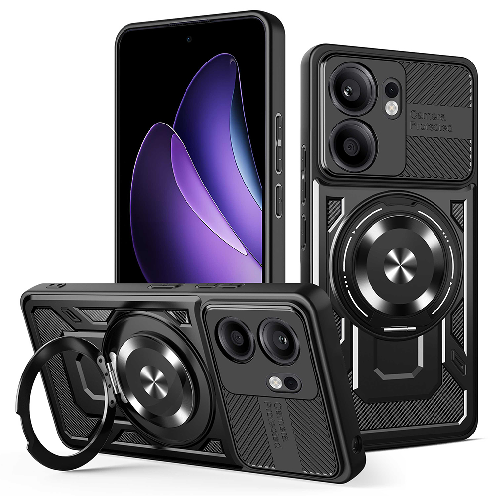 Techsuit - RuggedCam kryt pre Oppo Reno13 F 4G / Reno13 F 5G / Reno13 FS 5G - čierny KF2353033