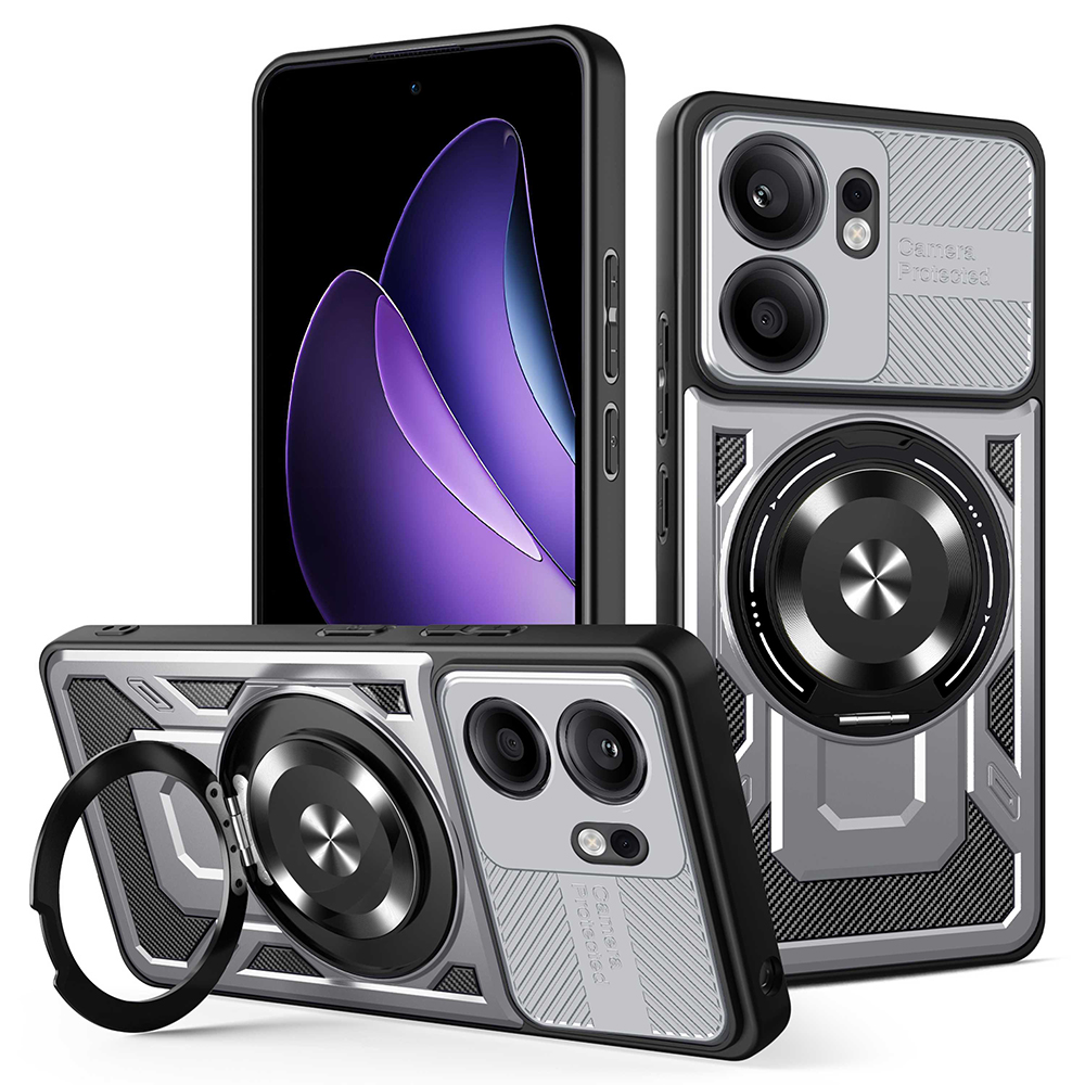 Techsuit - RuggedCam kryt pre Oppo Reno13 F 4G / Reno13 F 5G / Reno13 FS 5G - sivý KF2353035