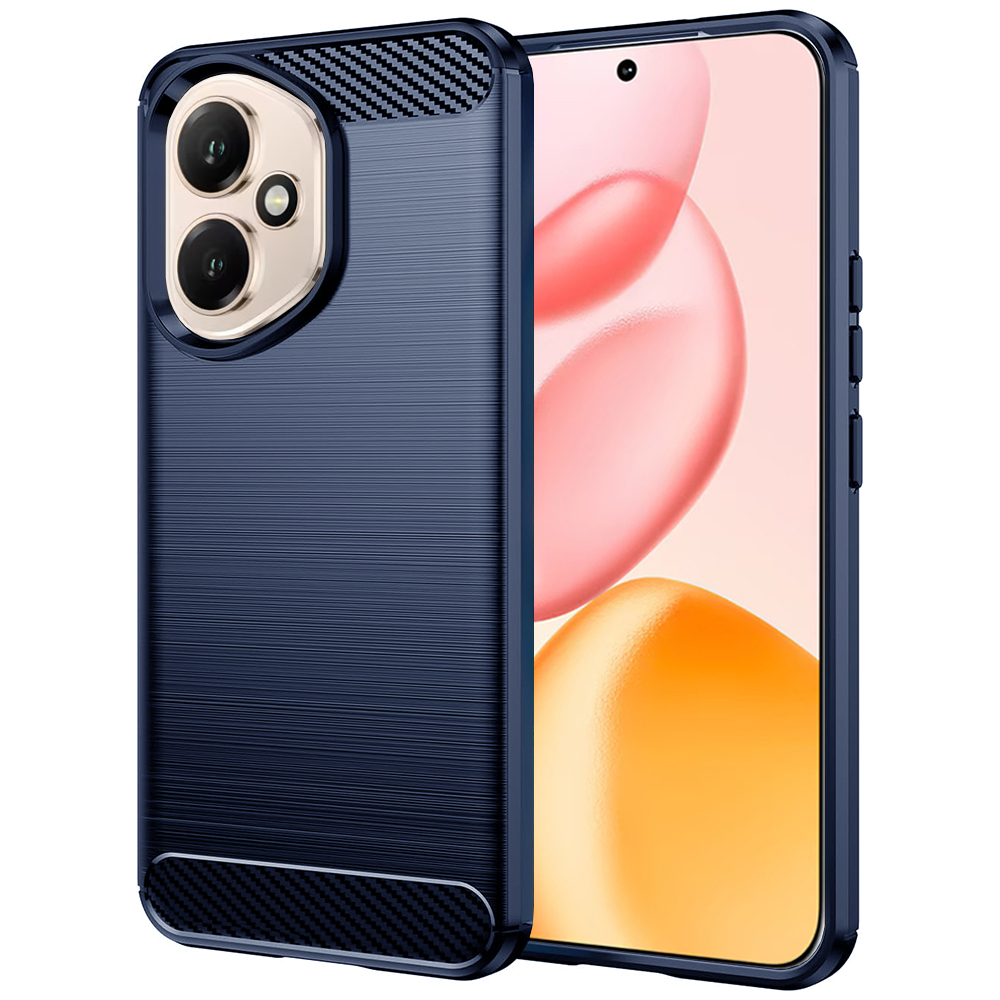 Techsuit - Carbon Silicone kryt pre Honor 400 - modrý KF2353275