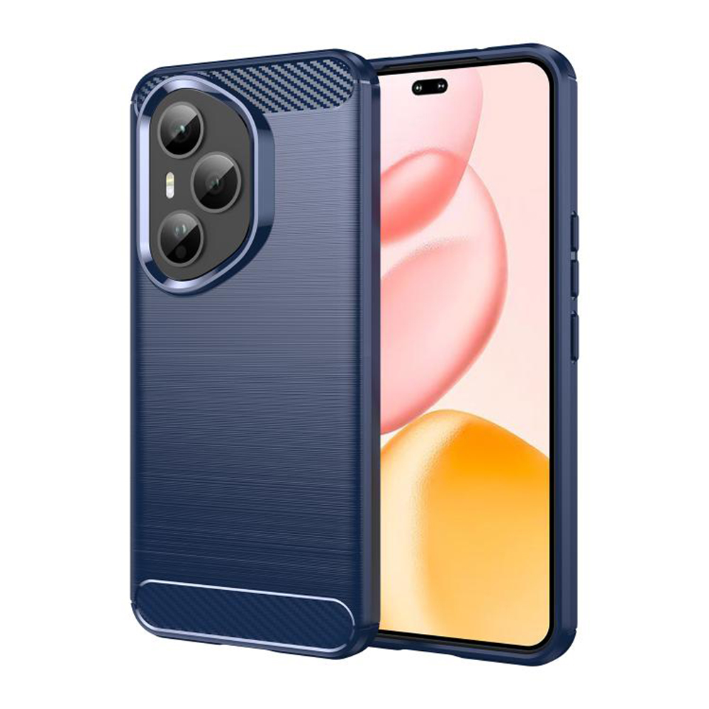 Techsuit - Carbon Silicone kryt pre Honor 400 Pro - modrý KF2353276