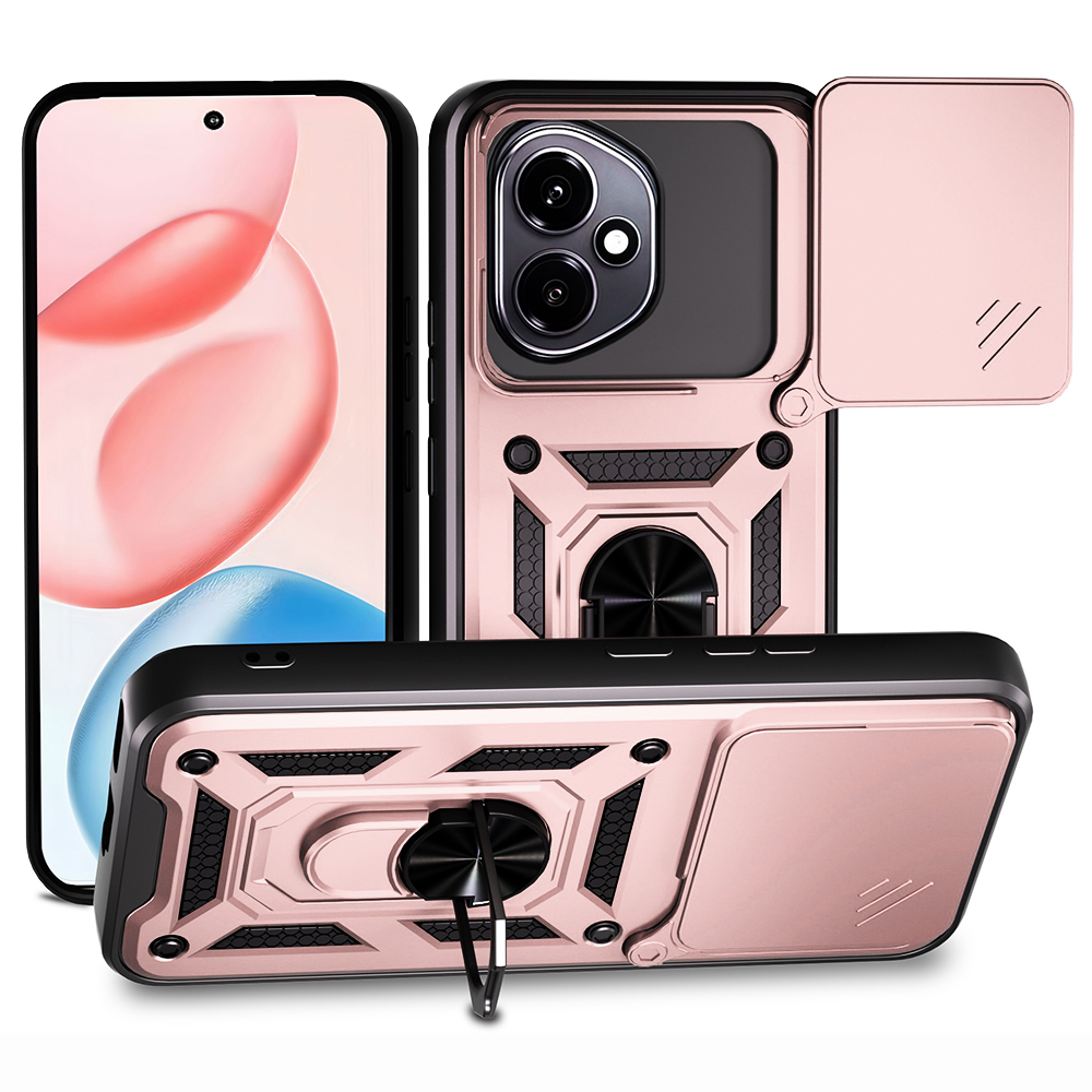 Techsuit - CamShield Series kryt pre Honor 400 - ružovozlatý KF2353278